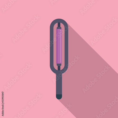 Uvc lamp icon flat vector. Air device. Medical care