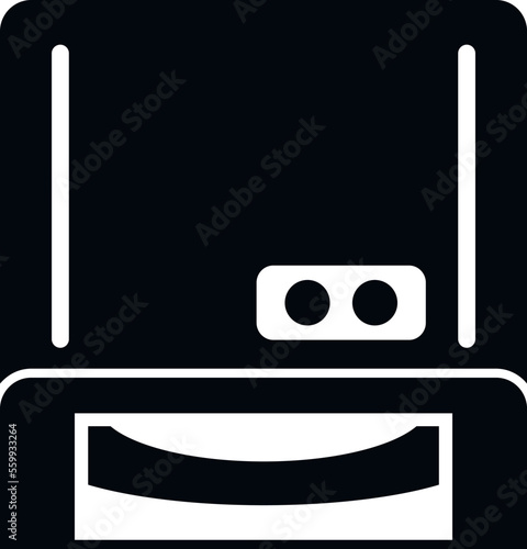 UV lamp device icon simple vector. Ultraviolet light. Virus insect