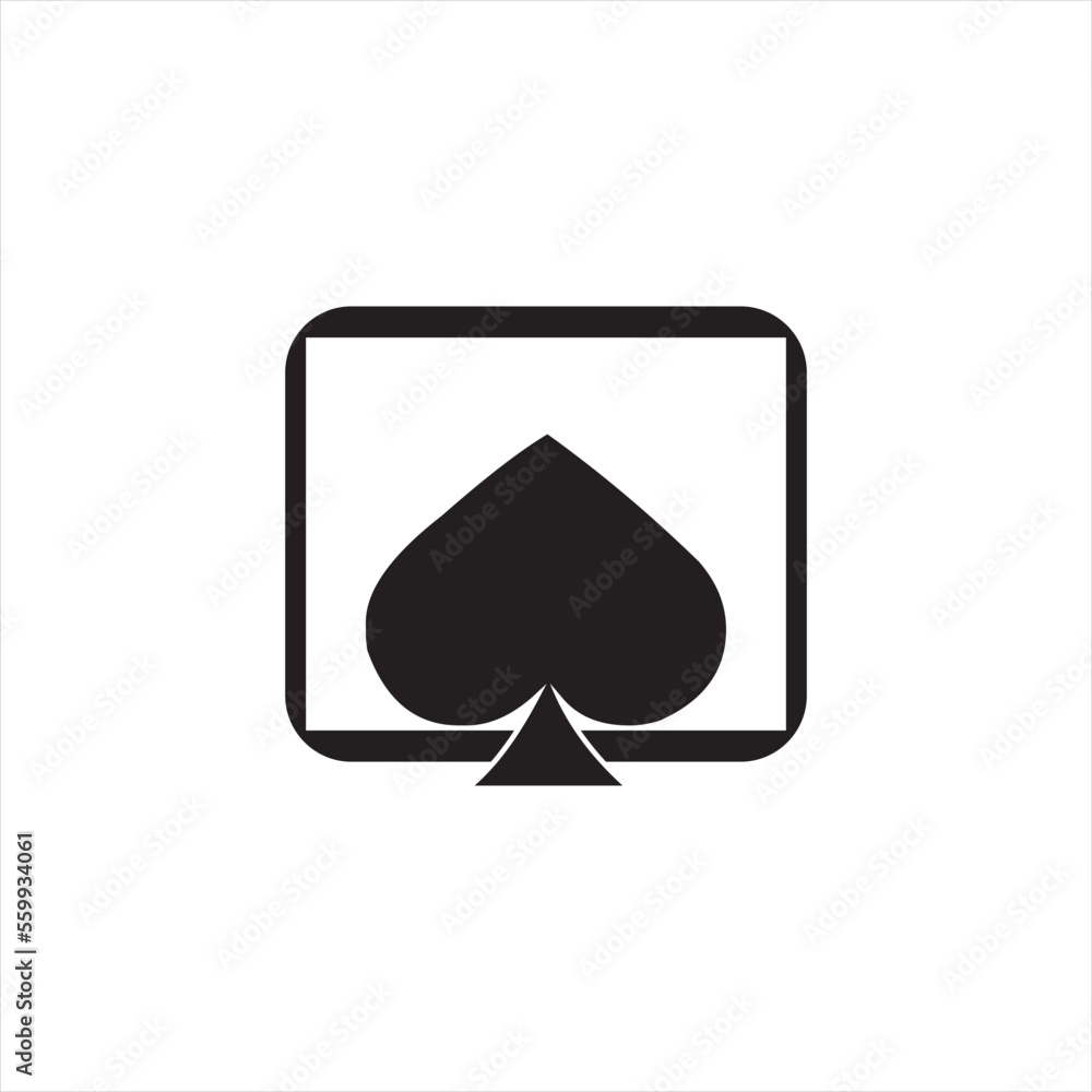 Computer screen vector logo design with Ace symbol. Computer screen vector logo design with Ace symbol.