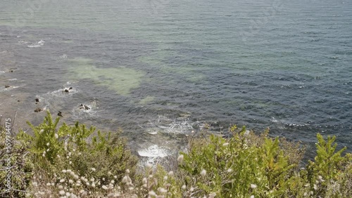 Sunny afternoon ocean views over Mornington Peninsula Melbourne Australia 