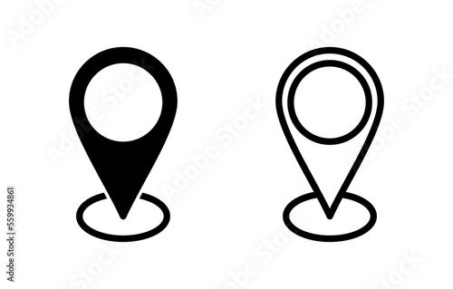 Free Download Address icon vector illustration. home location sign and symbol. pinpoint - GFXLoad