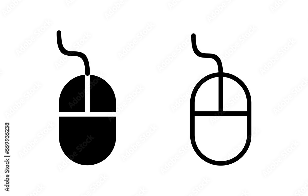 Mouse icon vector illustration. click sign and symbol. pointer icon vector. Mouse icon vector illustration. click sign and symbol. pointer icon vector.