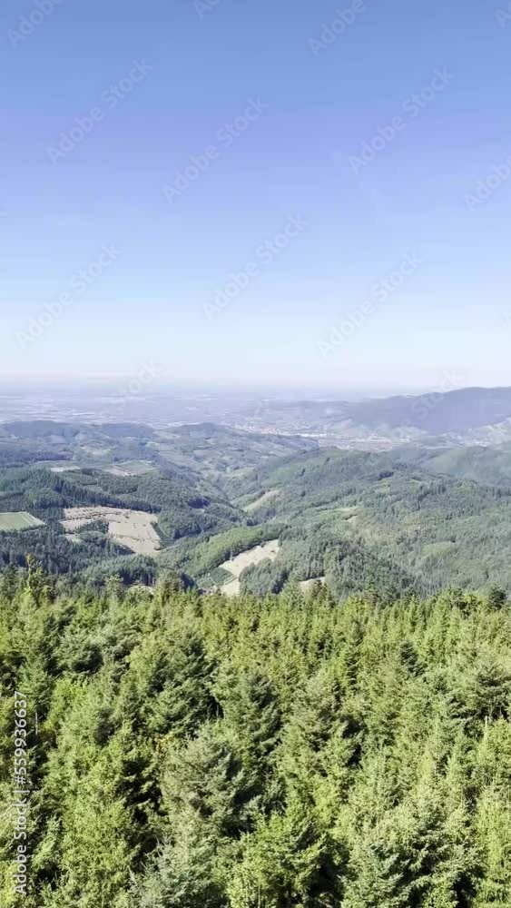 Beautiful panoramic view of the Black Forest Beautiful panoramic view of the Black Forest