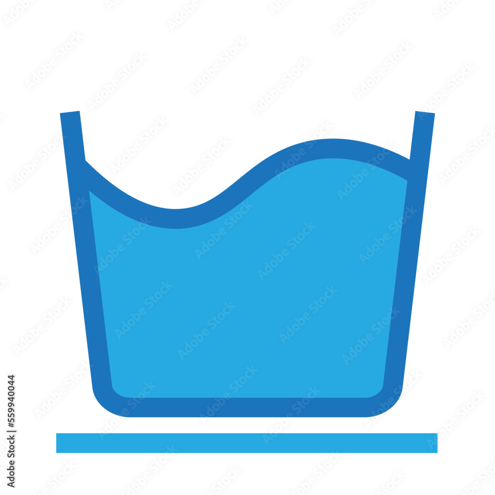 Washing Flat Icon Washing Flat Icon