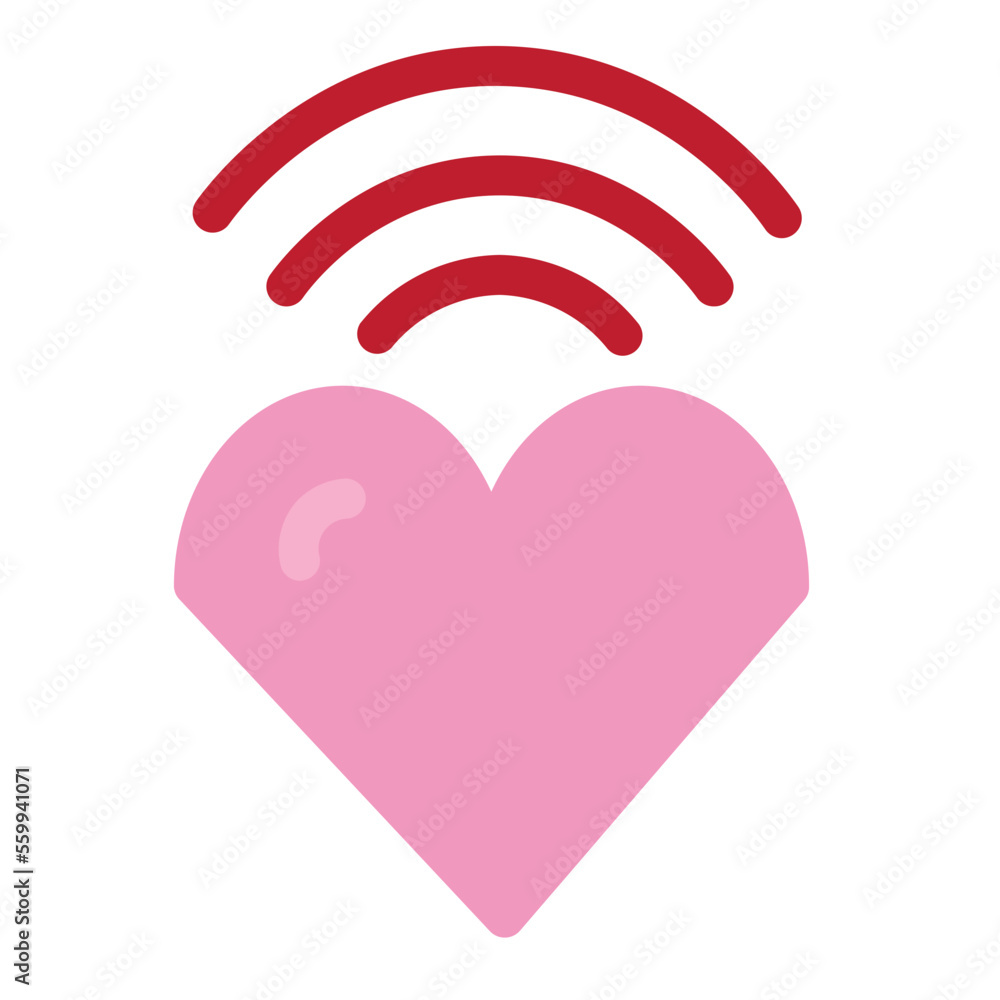 Fototapeta premium Signal Flat Icon