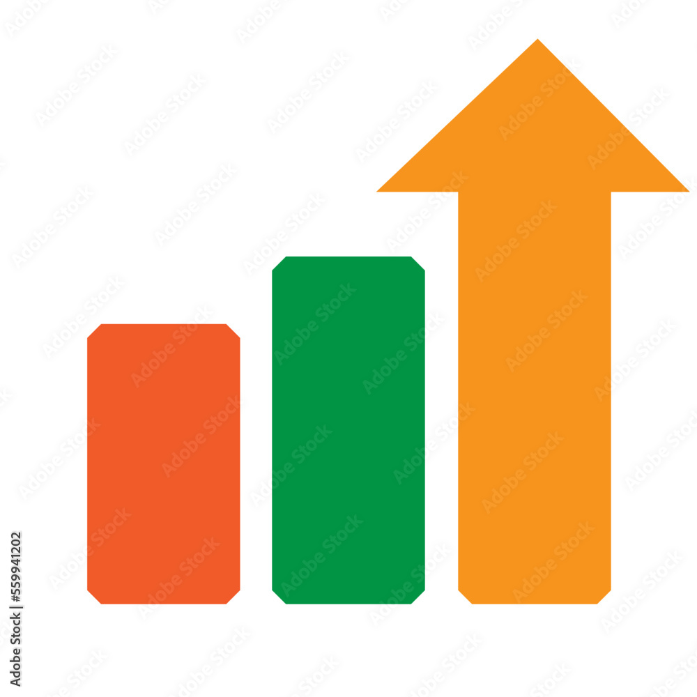 Graph Flat Icon Graph Flat Icon