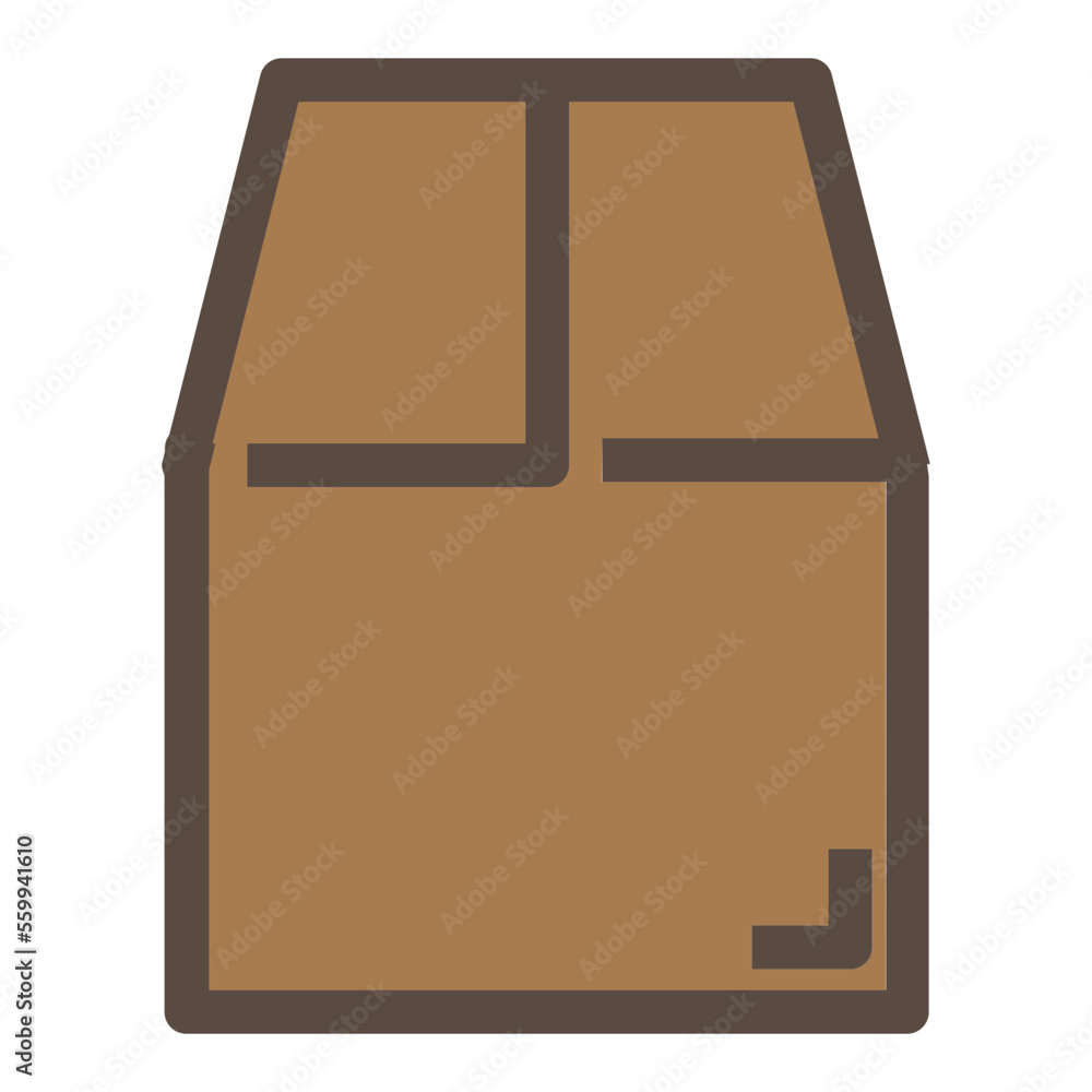 Box Flat Icon Box Flat Icon