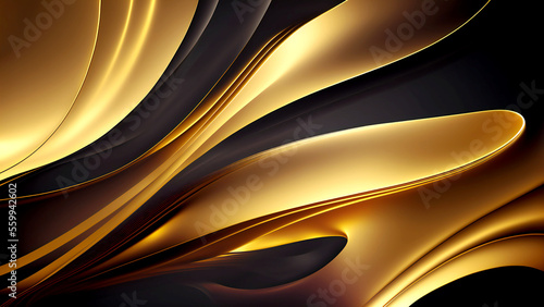 Background images, abstract art, streamlined, metal, digital illustration, generated by AI