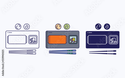 veg sushi icon