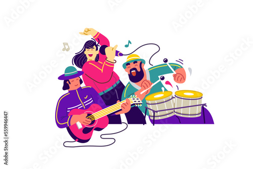 Fun Groovy Music Band 