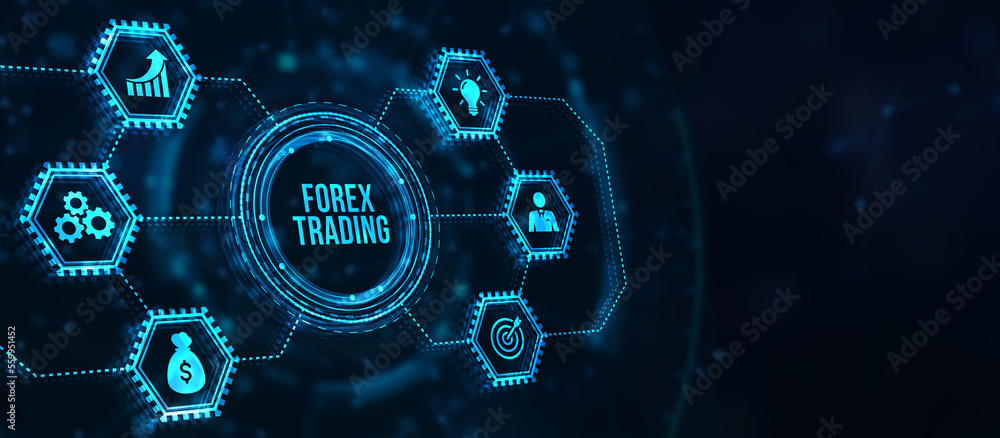 Internet, business, Technology and network concept. FOREX TRADING, new business concept. 3d illustration. Internet, business, Technology and network concept. FOREX TRADING, new business concept. 3d illustration.