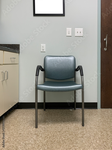 Generic medical office examination room background