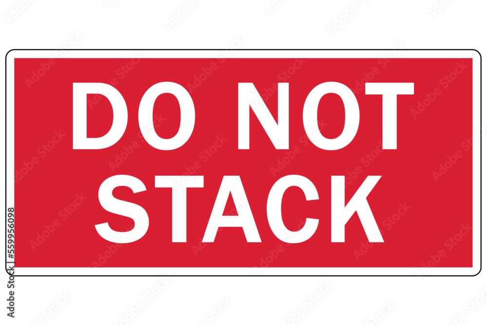 Shipping and storage labels do not stack Shipping and storage labels do not stack