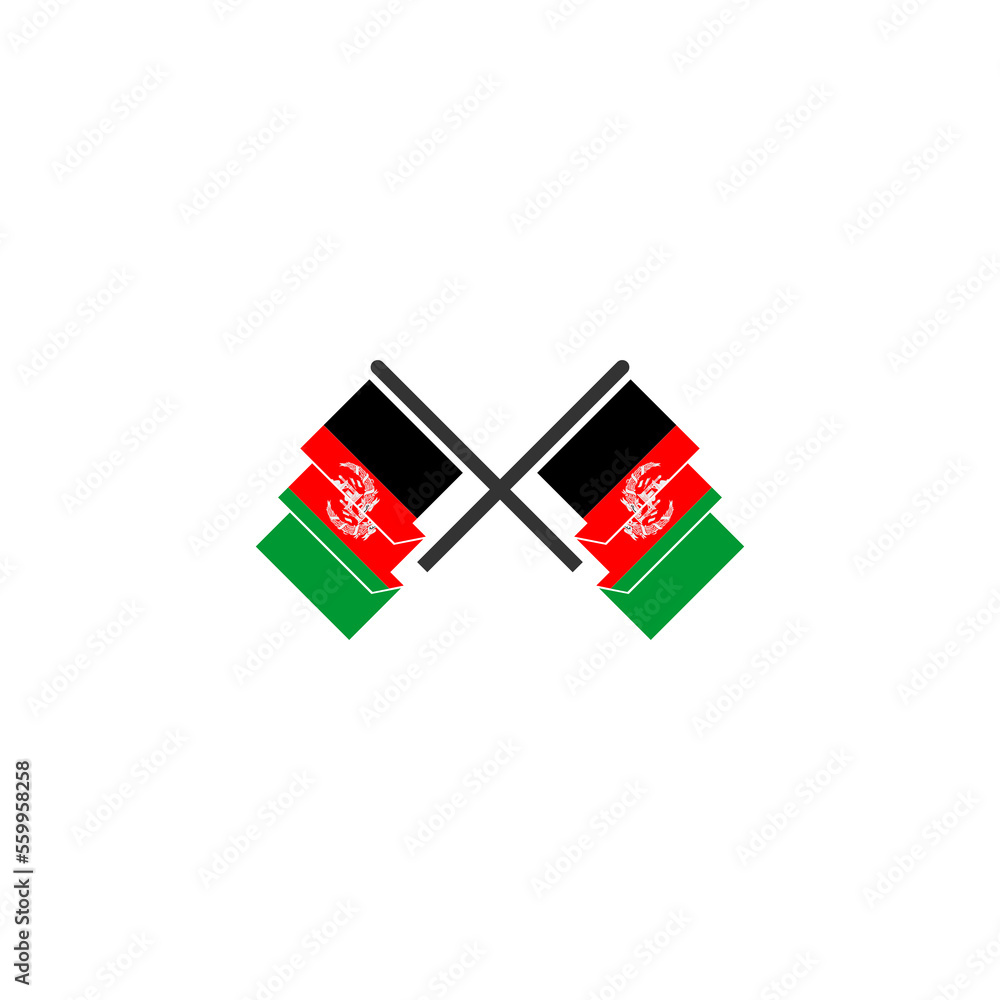 Afghanistan independence day image icon set vector sign symbol Afghanistan independence day image icon set vector sign symbol