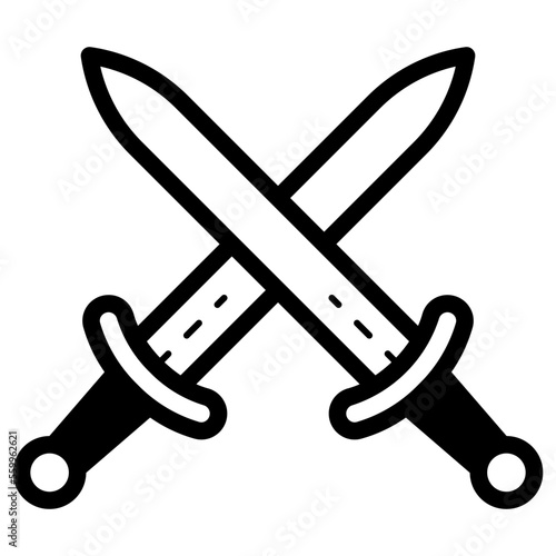 Photography swordsmanship illustration