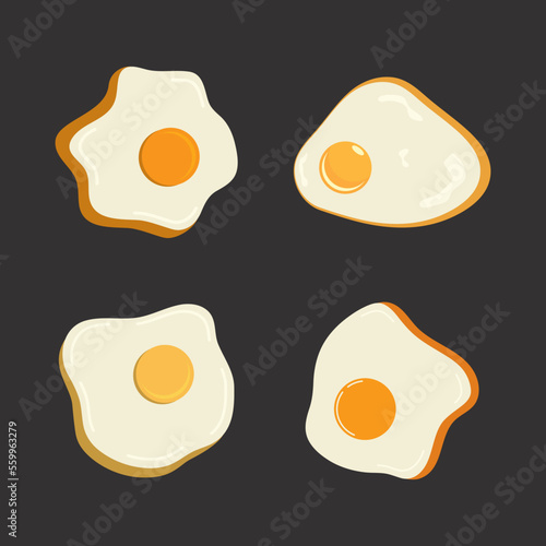 Egg logo vector icon illustration