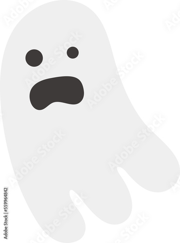 Ghost ghost logo, vector, comic, cartoon character, mascot
