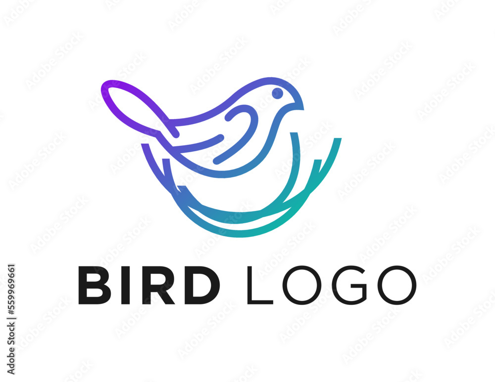 Logo design about Bird on a white background. created using the CorelDraw application. Logo design about Bird on a white background. created using the CorelDraw application.