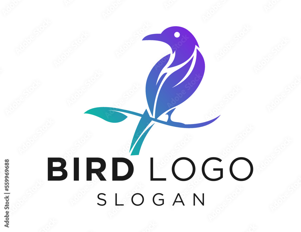 Logo design about Bird on a white background. created using the CorelDraw application. Logo design about Bird on a white background. created using the CorelDraw application.