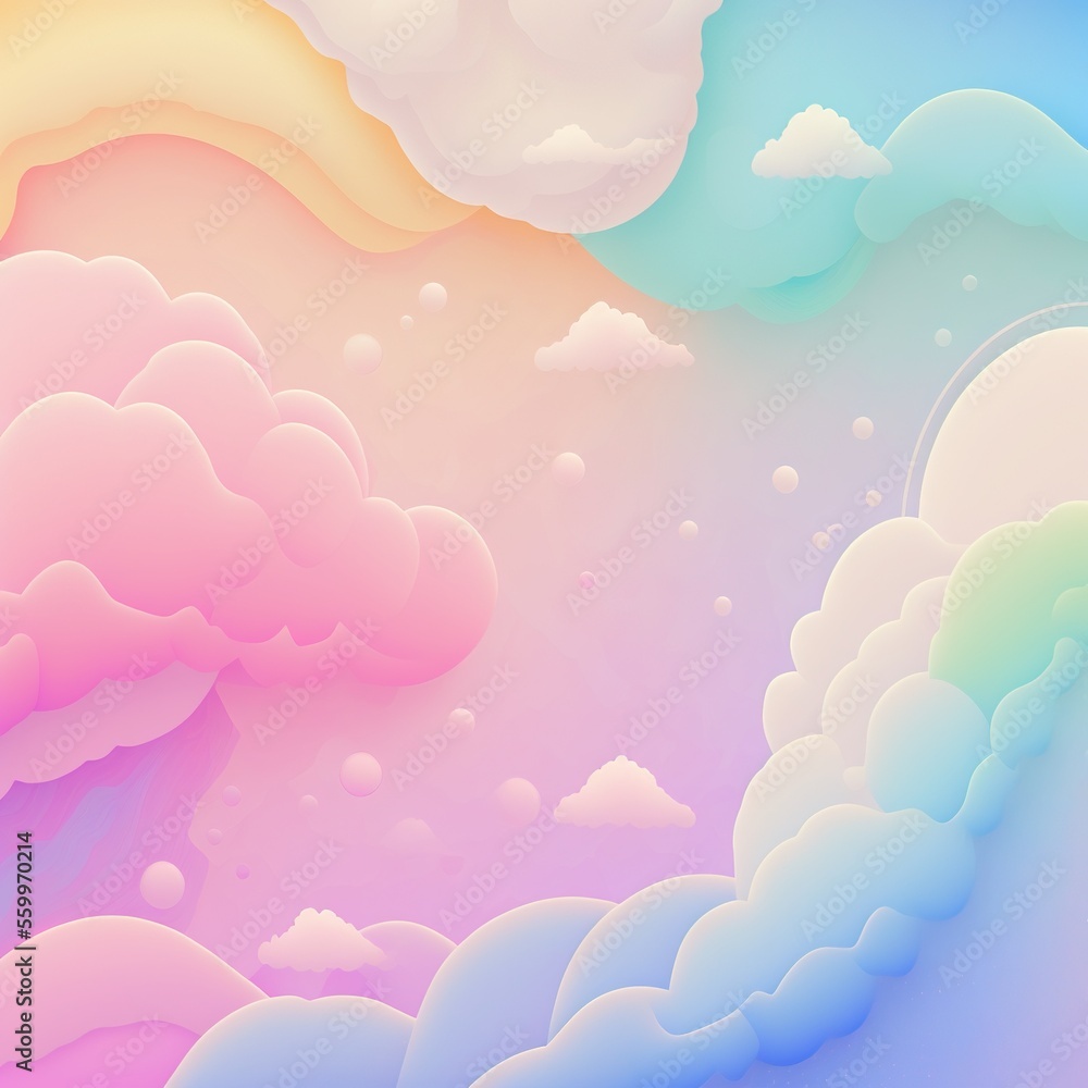 Background Color Pastel Wallpaper.Generative AI Background Color Pastel Wallpaper.Generative AI