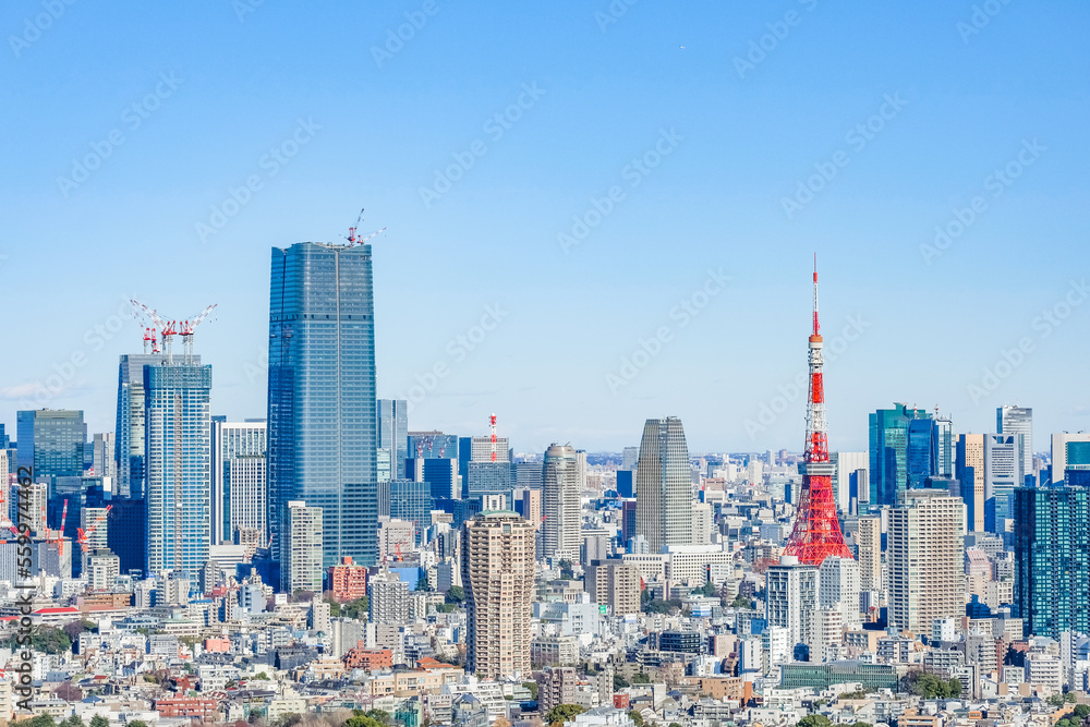 日本の首都東京都の風景