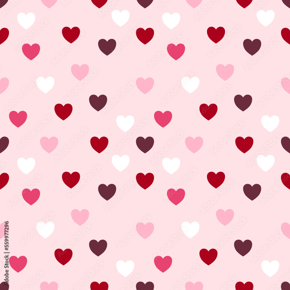 seamless pattern with hearts seamless pattern with hearts