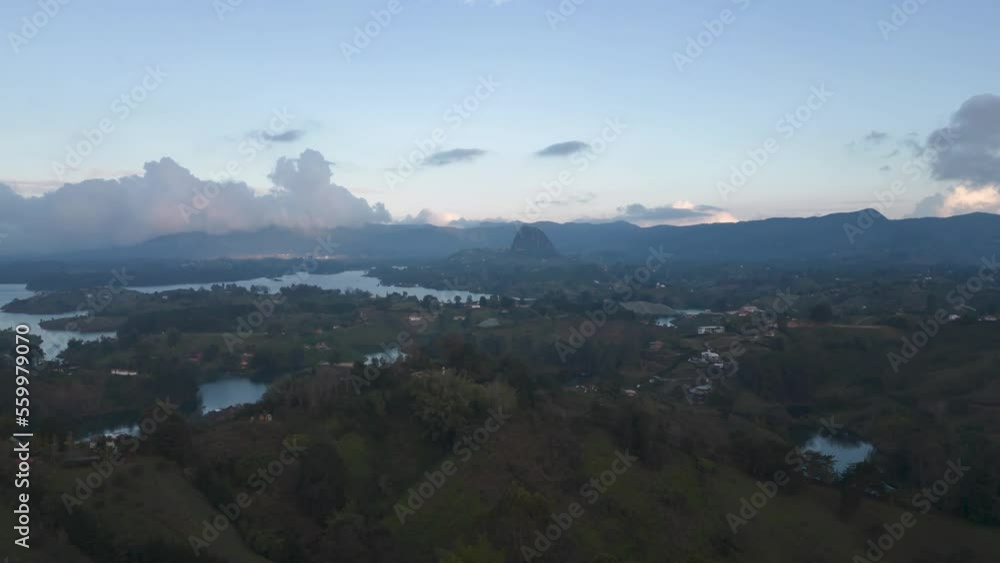 Aerial hyperlapses of the famous Rock of Guatapé in Antioquia Colombia 1 Aerial hyperlapses of the famous Rock of Guatapé in Antioquia Colombia 1