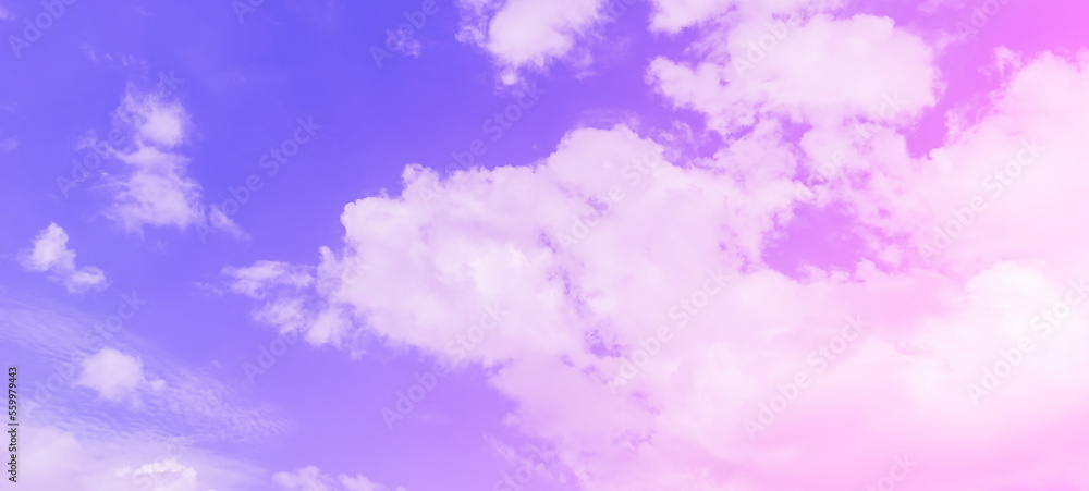 fantasy sky background and pastel color