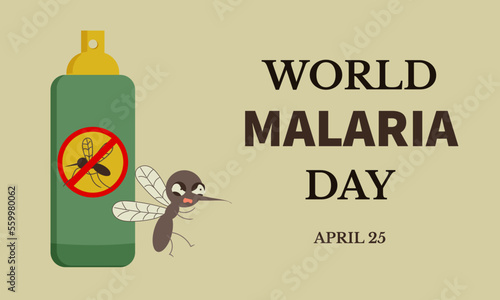 Vector illustration for world malaria day