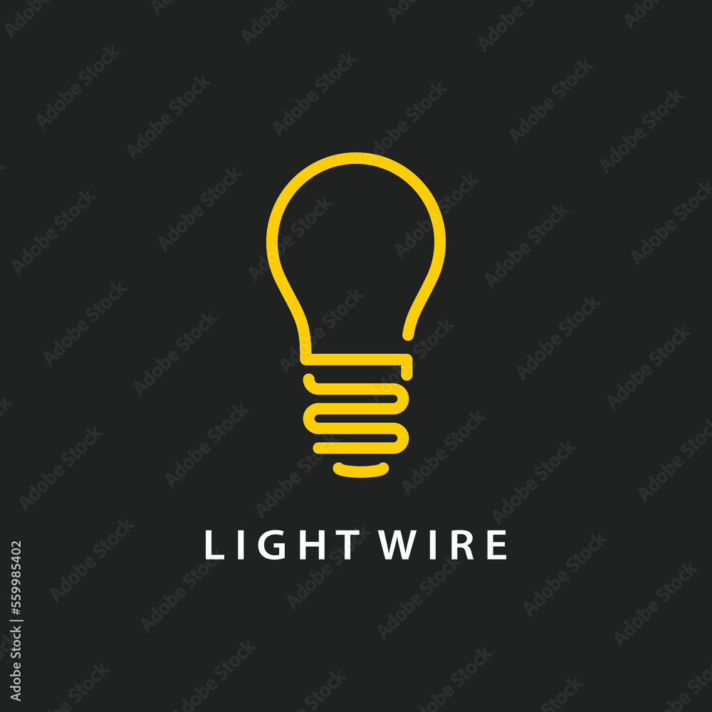 light bulb line vector logo template art eco energy electricity concept idea light bulb line vector logo template art eco energy electricity concept idea