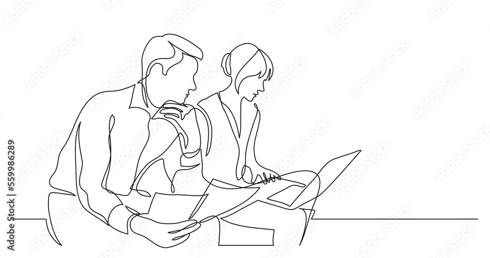 two coworkers working on documents with laptop computer - PNG image with transparent background two coworkers working on documents with laptop computer - PNG image with transparent background