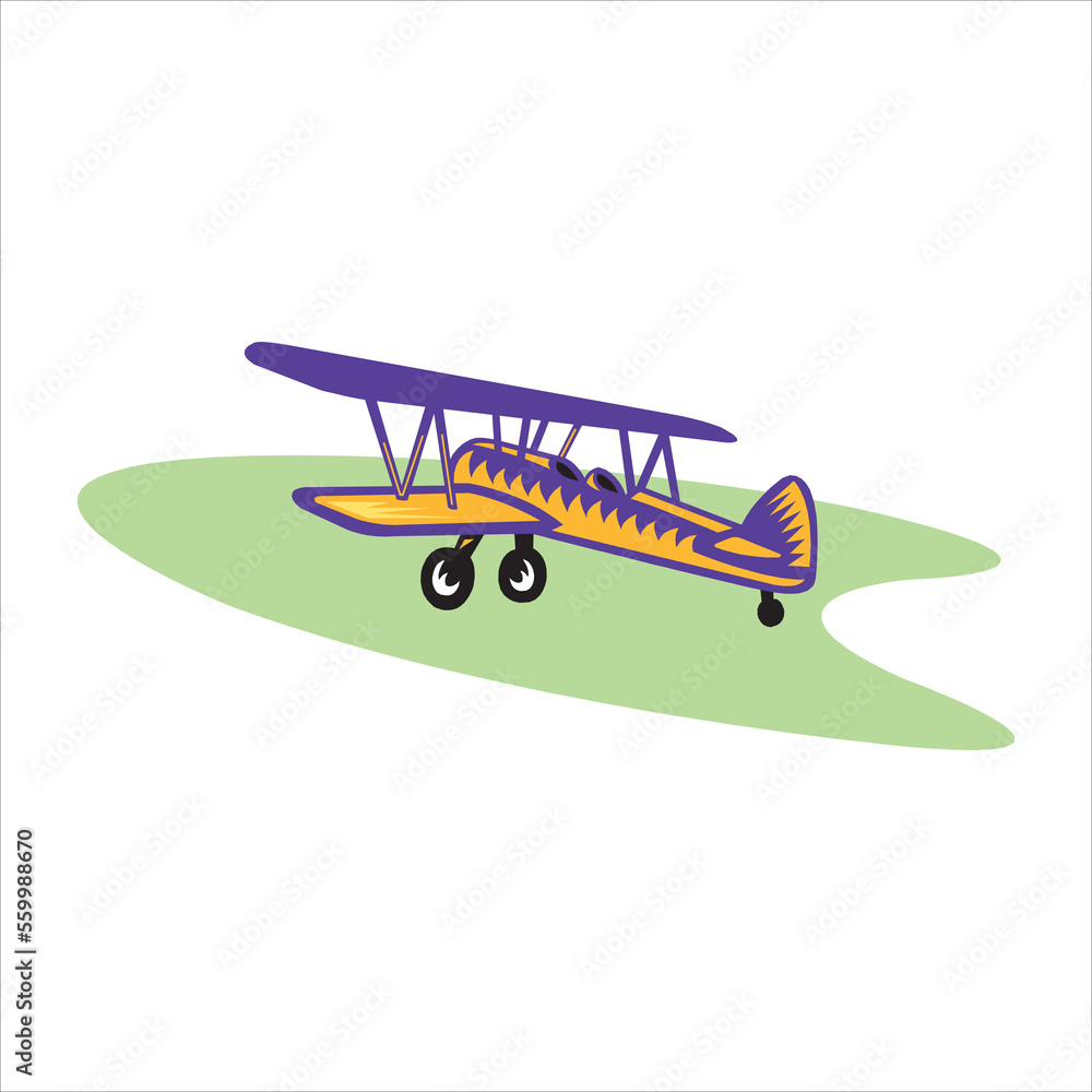 Plane isolated on a white background in EPS10 Plane isolated on a white background in EPS10