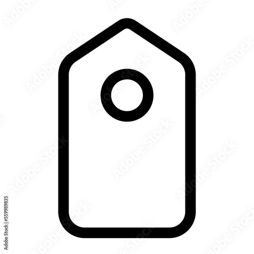 Price Tag line icon