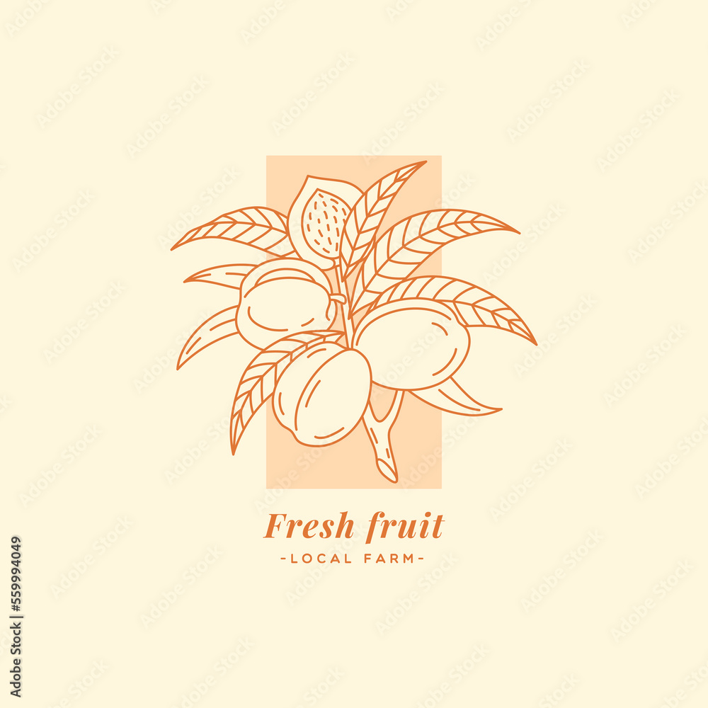 Apricot label Apricot label