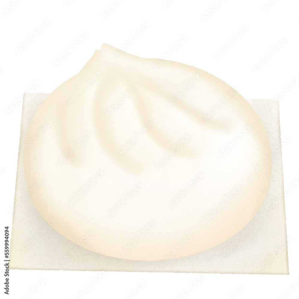 white steamed bun. Chinese new year png clip art. lucky element for decoration lunar new year festival.traditional food. white steamed bun. Chinese new year png clip art. lucky element for decoration lunar new year festival.traditional food.