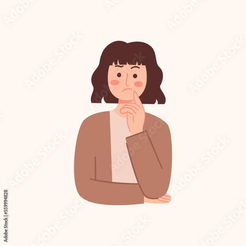 Confused woman