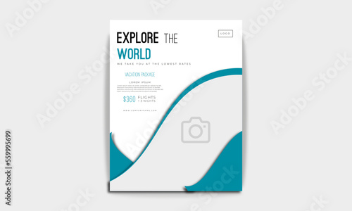 Travel Flyer Design Template.