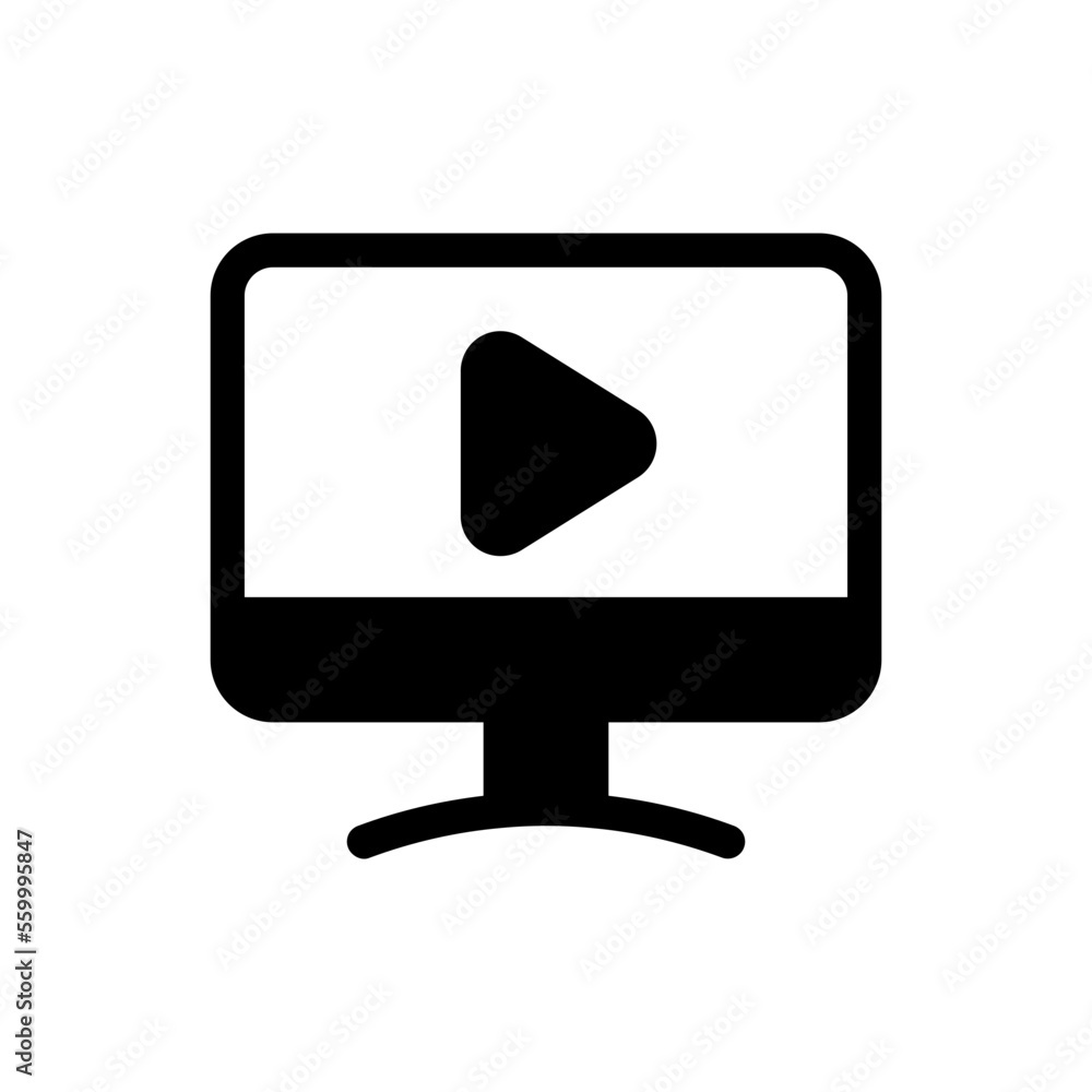 streaming glyph icon streaming glyph icon