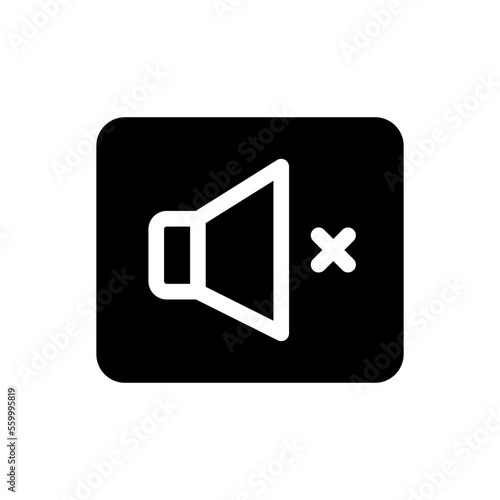 mute glyph icon