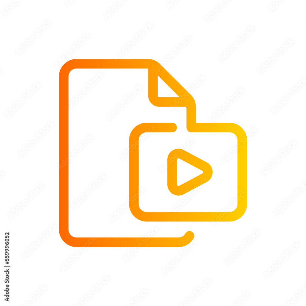 video gradient icon video gradient icon