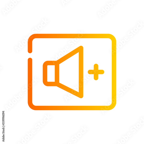 volume gradient icon