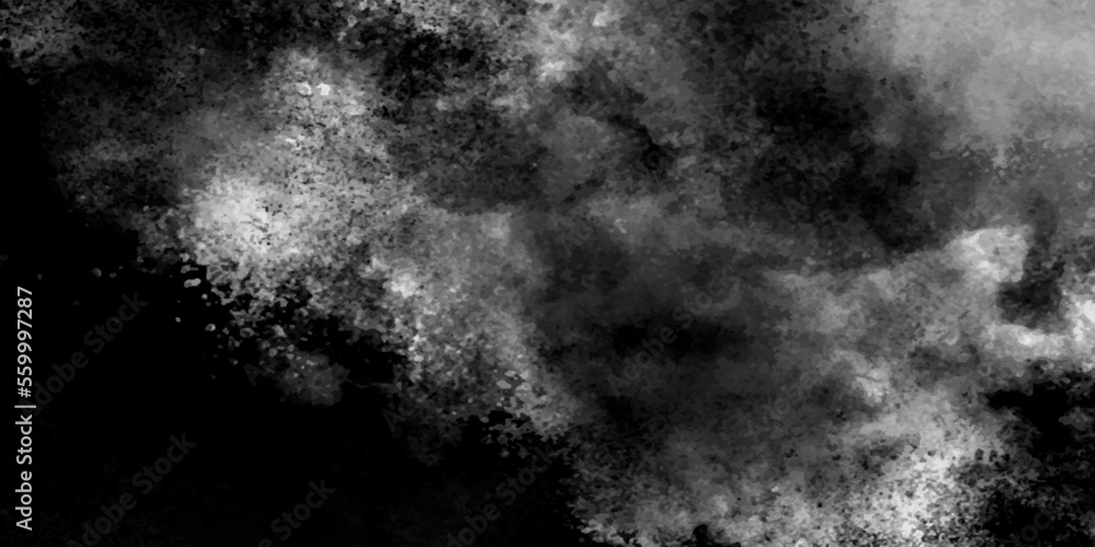 Fototapeta premium Abstract white dust explosion on a black background, freeze motion of white particles on black background. Powder explosion. Abstract dust overlay texture.
