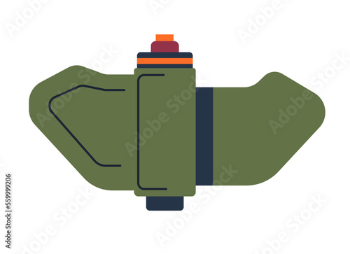 Bomb explosive weapons, mine or grenade vector