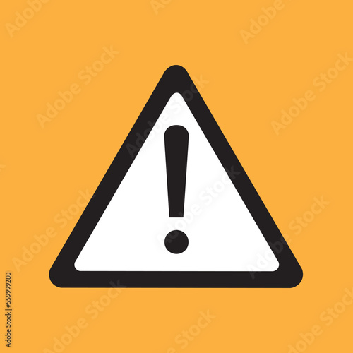 Yellow triangular other dangers warning sign