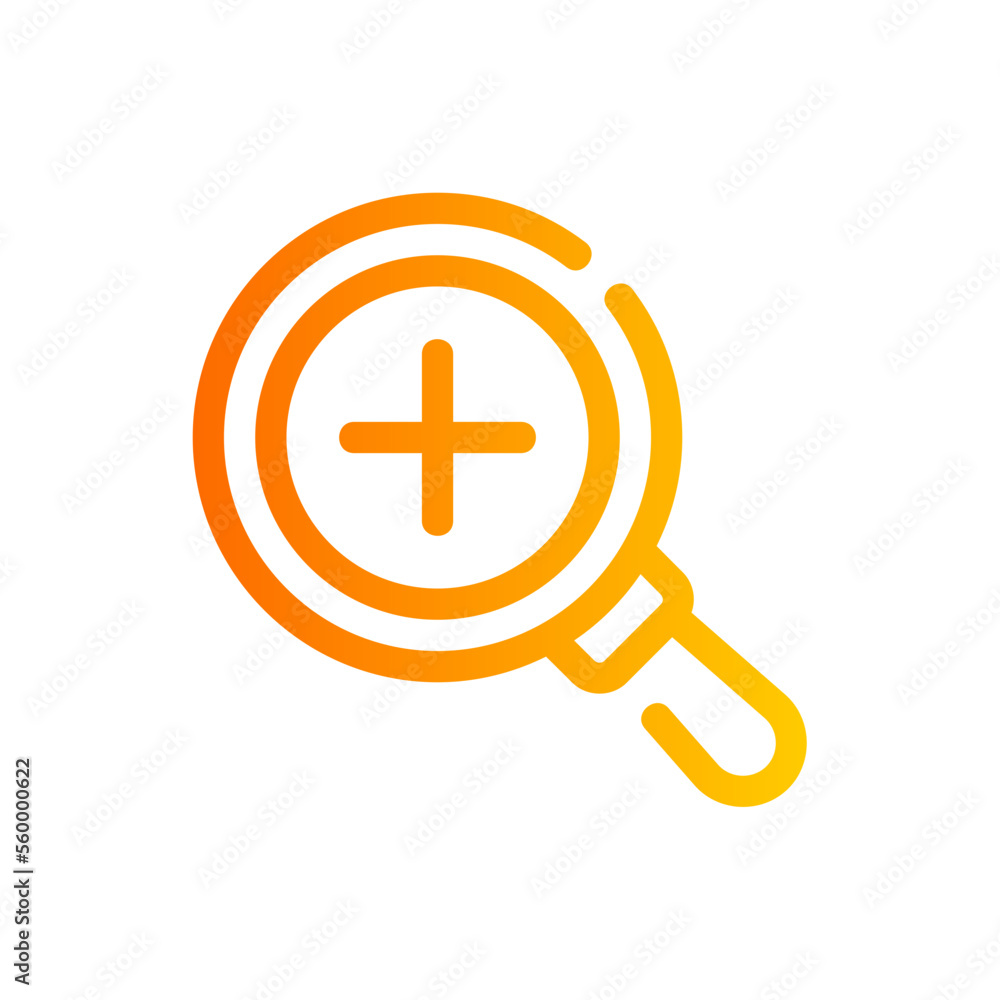 Obraz premium zoom gradient icon