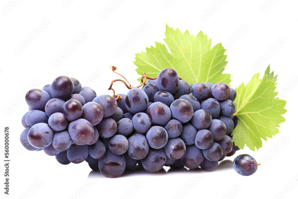 Fototapeta premium Bunch of grapes isolated 