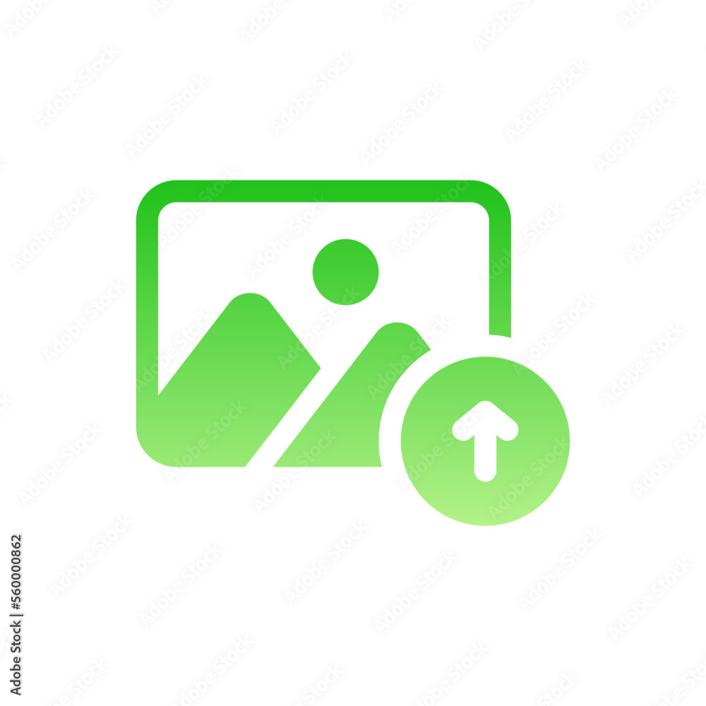 upload flat gradient icon upload flat gradient icon