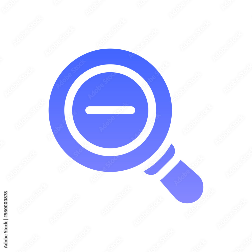 zoom flat gradient icon zoom flat gradient icon