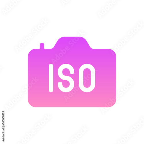 iso flat gradient icon
