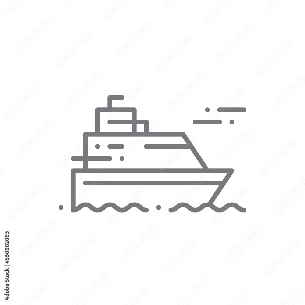 Ship Transportation icon people icons with black outline style. Vehicle, symbol, transport, line, outline, travel, automobile, editable, pictogram, isolated, flat. Vector illustration Ship Transportation icon people icons with black outline style. Vehicle, symbol, transport, line, outline, travel, automobile, editable, pictogram, isolated, flat. Vector illustration